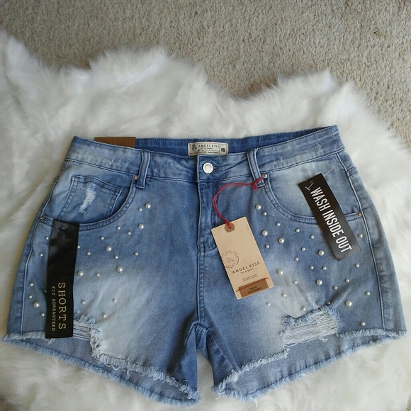 angel kiss denim collection shorts